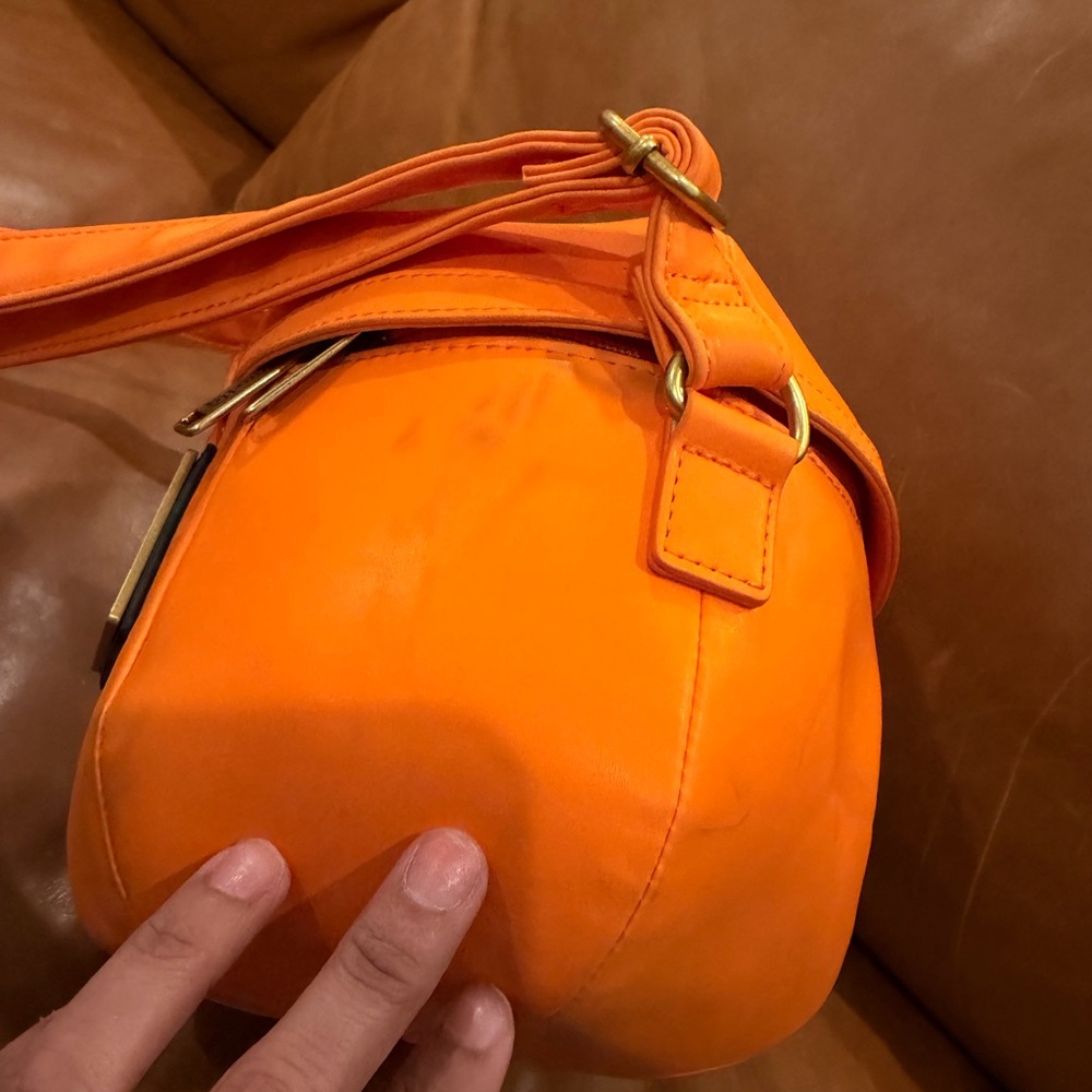 Loungefly Mcdonalds Orange Pumpkin bucket Crossbody Bag - Picture 4 of 8